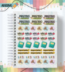 Agenda Escolar Colorida - Arquivo Digital