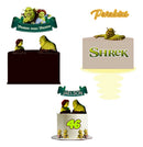 Arquivo Corte Topo De Bolo - Shrek 03 Temas Combo
