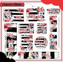 Arquivo Etiqueta Escolar Minnie 9 Studio, Pdf, Png E Dxf