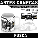 Pack Artes Fusca Canecas Mockups Corel Png Estampas