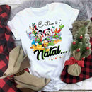 Estampas Sublimação Camisetas Natal Disney Mockups Editáveis