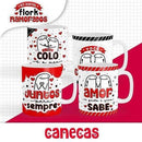 Kit Pacote Sublimação Flork Namorados