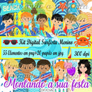 Kit Digital Surfista Menino