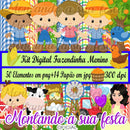 Kit Digital Fazendinha Menino