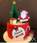 Arquivo De Corte Topo De Bolo Natal em Camadas