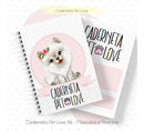 Kit Arquivos Encadernação Caderneta Saúde Cão Gato Pet Love