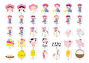Kit Digital Fazendinha Rosa
