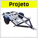 Projeto Carretinha Reboque De Moto