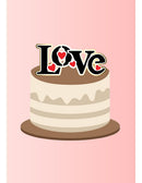Topo De Bolo Love - Arquivo Digital