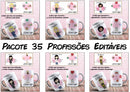 Pacote Artes Para Canecas - Profissões Femininas Fofas