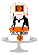 Topo De Bolo Basquete - Arquivo Digital
