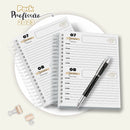 Agenda Confeiteiro Masculina - Arquivo Digital
