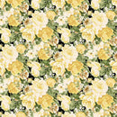 Papel Golden Garden Floral Amarelo Digital + Brinde