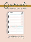 Arquivo Digital Agendamentos Combo A5 30/30m 1h/1h 44 Capas