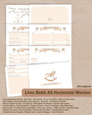 Arquivo Digital 648 Capas Livro Do Bebê E Caderneta De Saúde