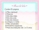 Álbum Do Bebê Safari Menino - Arquivo Digital