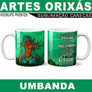 Pacote Artes Estampas Sublimação Canecas Umbanda Orixás