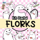 Florks Memes Kit Digital Signos Frases Ilustrações Caixa T