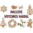 Pacote +de 500 Vetor Natal Guirlanda Enfeites Corte Cnc Mdf