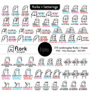 Kit Digital Flork Bento Memes Lettering Arquivos Png + Bônus