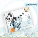 Encadernação Baby Panda No Espaço - Arquivo Digital