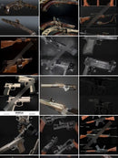 Pack Stl Armas Decorativas E Airsoft Para Impressão 3d