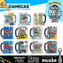 Artes Dia Dos Pais Pack3 Frases Coloridas Pandoca Sublimação
