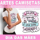 Kit Digital Artes Camisetas Dia Das Mães Frases Coloridas