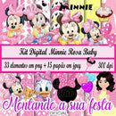 Kit Digital Minnie Rosa Baby