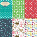 Kit Digital Papel Scrapbook - Pets