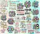 Arquivo Digital Frases Mães Lettering Personalizados Scrap
