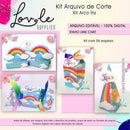 Arquivo De Corte Kit Digital Scrap Festa Arco Iris