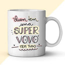 Estampas Canecas Avós Vovó Vovô Frases Coloridas Sublimação