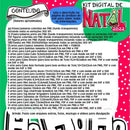 Kit Digital Natal + Arquivos De Corte Pandoca Papai Noel