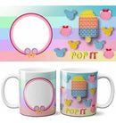 Estampas Canecas Pop It Infantil Dia Das Crianças Mockups