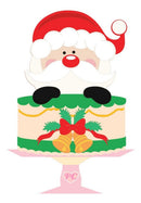 Arquivo De Corte Topo De Bolo Natal