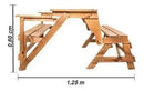Projeto Mesa E Cadeira Drobavel + Mesa Vira Banco