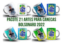 Artes Para Canecas Bolsonaro 2022 Png E Psd - Sublimação