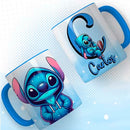 Estampas Sublimação Canecas Alfabeto Artes Stitch Mockups