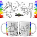 Pacote Artes Canecas Desenhos Colorir Mockups Sublimação