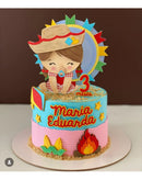 Arquivo De Corte Topo Menina-menino Baby Junina - Studio