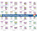 Kit Digital Flork Profissões