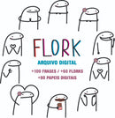 Pack Arquivos Frases + Flork Digitais P/ Sublimação Bento