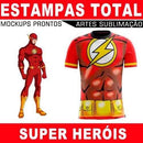 Artes Sublimação Total Heróis Mockups Estampas Prontas Corel