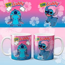 Estampas Canecas Com Café Sem Café Editáveis Mockups