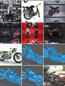 Pack Stl Motos Arquivo Digital