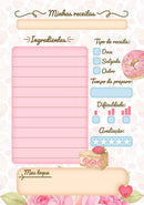 Arquivo Digital Caderno De Receitas Lista De Compras