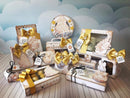 Arquivo Digital Embalagens Natal Dourado Studio Png Pdf