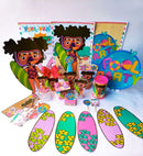 Kit Festa Só Um Bolinho Pool Party Menina - Arquivo Digital