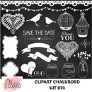 Kit Digital Clipart Chalkblord